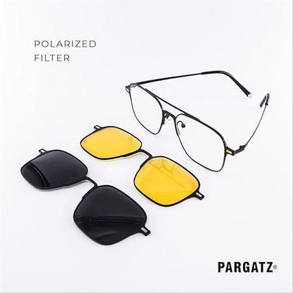 النظارة الثلاثية المغناطسية